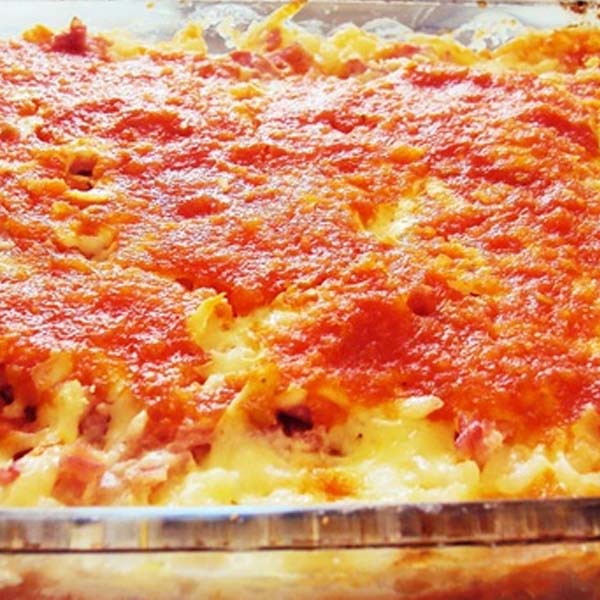 Arroz de forno à Parmegiana