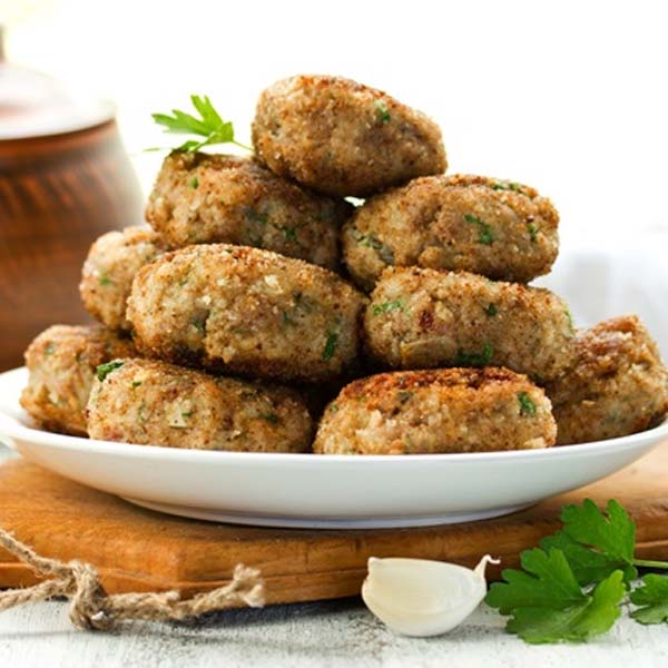 Bolinho de brócolis assado