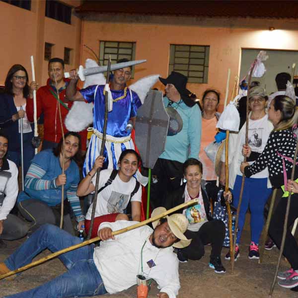 Cinquenta fiéis participam de peregrinação de Paraguaçu Paulista até Santuário de São Miguel Arcanjo