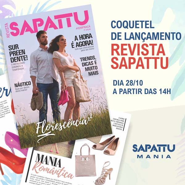 Sapattu Mania realiza coquetel para lançamento da 2ª edição da Revista Sapattu