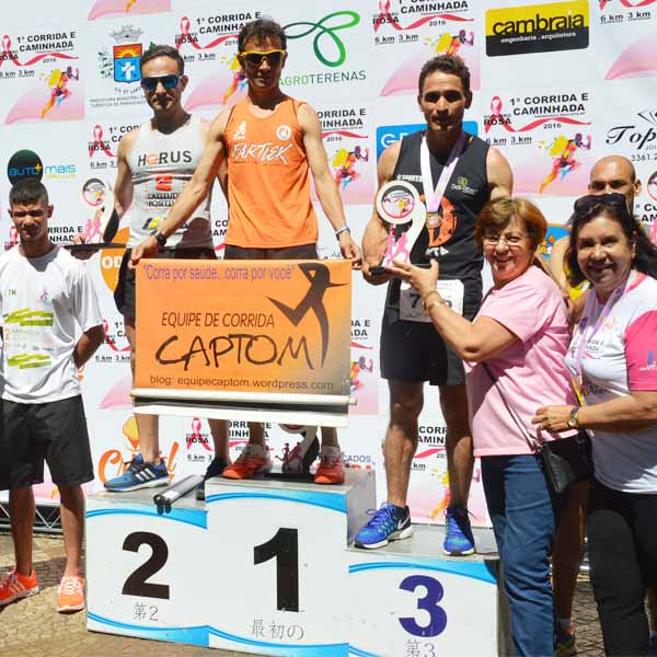Mais de 300 pessoas participam da 1ª Corrida e Caminhada Outubro Rosa