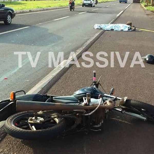Acidente em rodovia mata motociclista de 26 anos