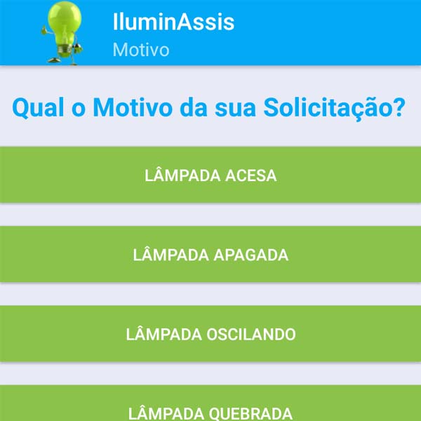 Iluminação Pública de Assis cria App para receber reclamações e agilizar atendimento
