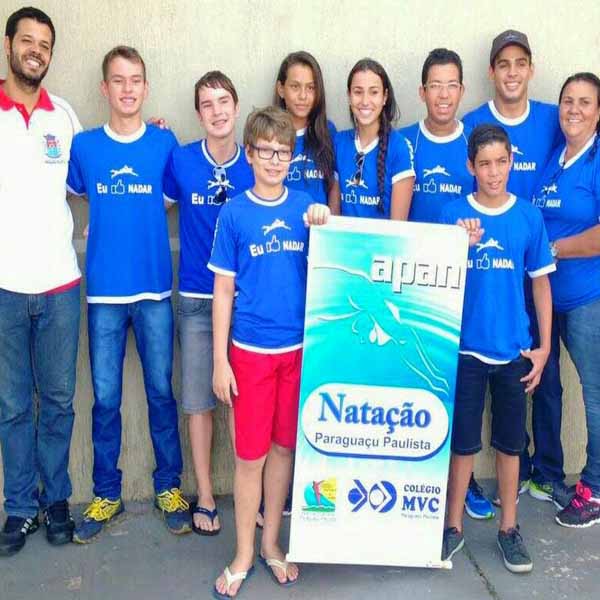 Natação de Paraguaçu disputa paulista em São José do Rio Pardo