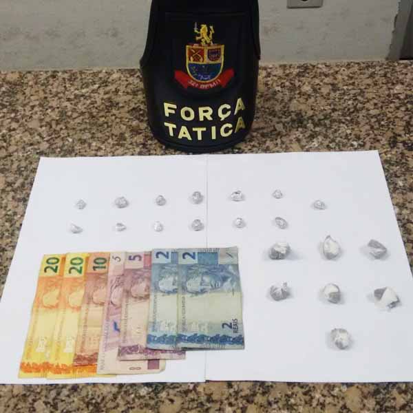 Adolescente é encontrado com drogas e confessa envolvimento com o tráfico em Paraguaçu