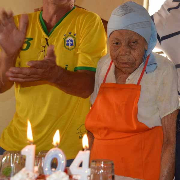Faustina Maria da Virgem completa 104 anos de idade