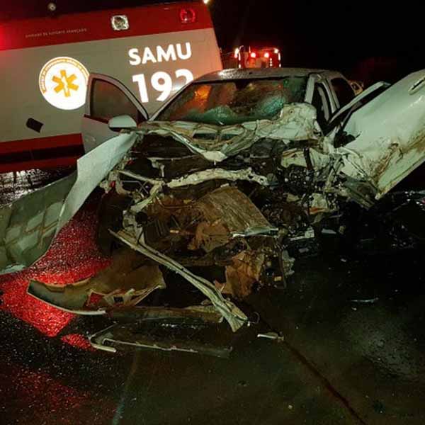Motoristas morrem em colisão frontal na Rodovia Miguel Jubran em Assis