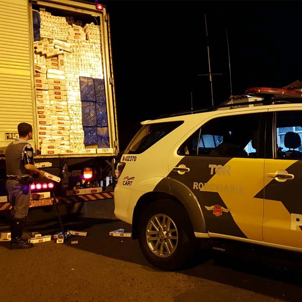 400 mil maços de cigarros são apreendidos em Palmital