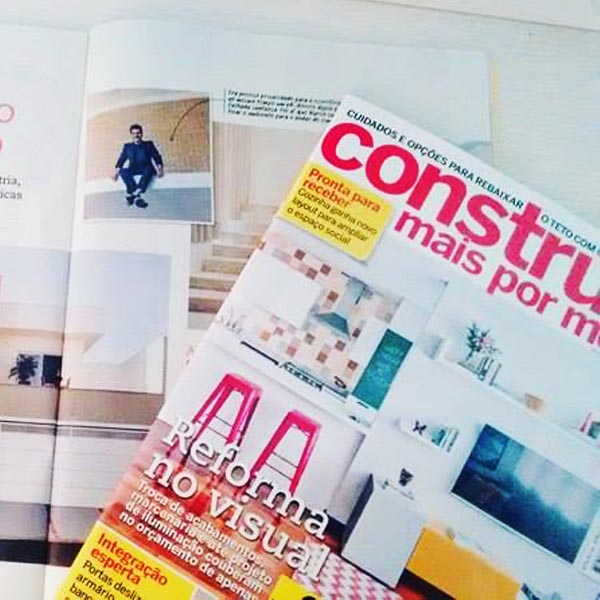 Murilo Grilo apresenta sua Arquitetura Contemporânea na Revista “Construir Mais por Menos”