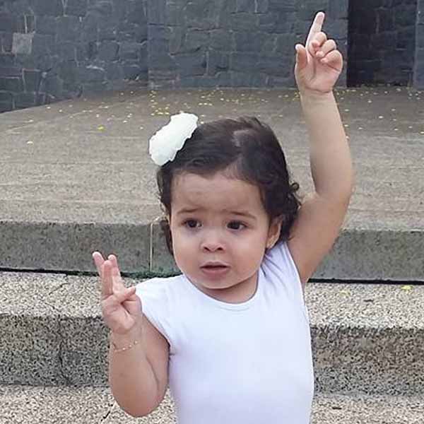 Alícia Nobrega completa 2 aninhos de idade