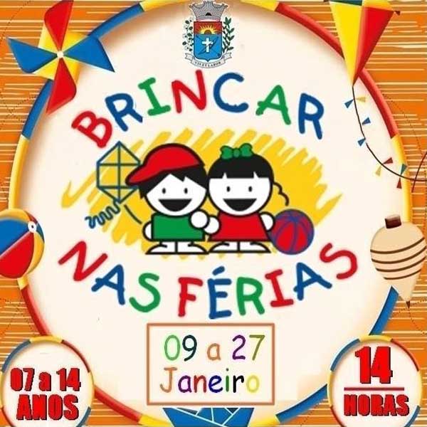 Projeto 'Brincar nas Férias' inicia nesta segunda-feira em Paraguaçu Paulista