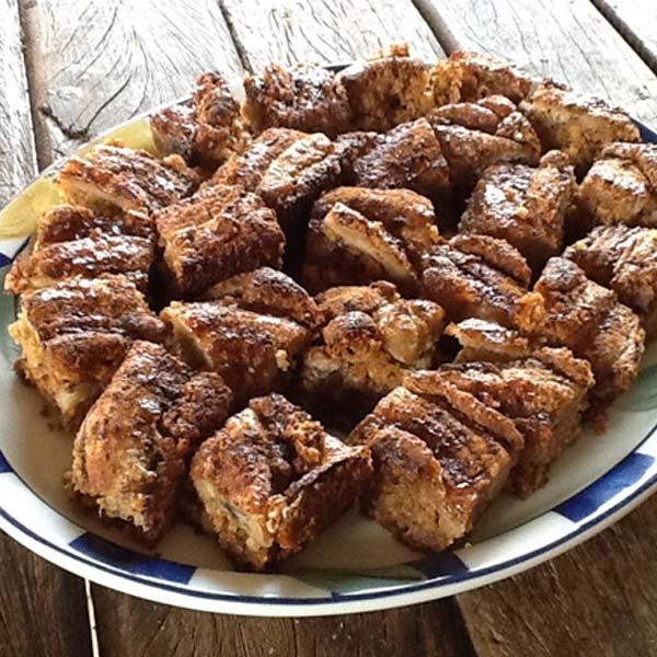 Torta de banana integral