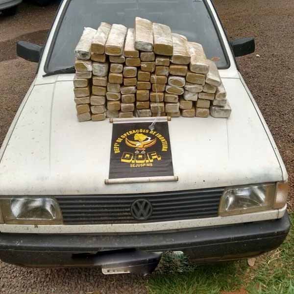Paraguaçuense de 72 anos é preso com 47 kg de maconha em Ponta Porã