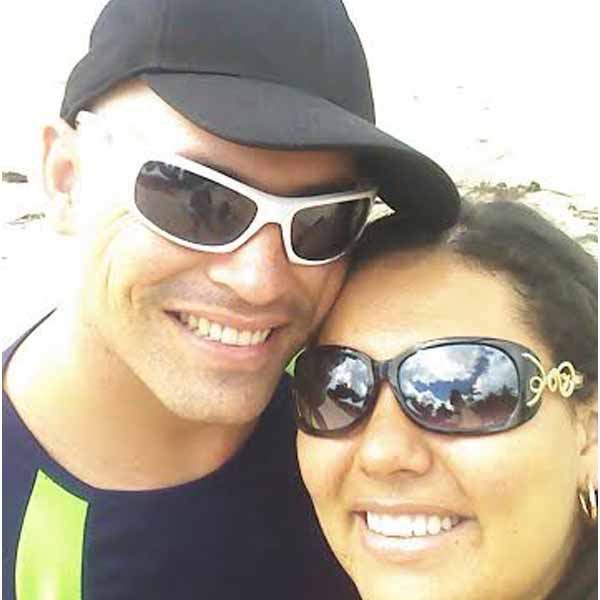 Aline e Dioner comemoraram 10 anos de união