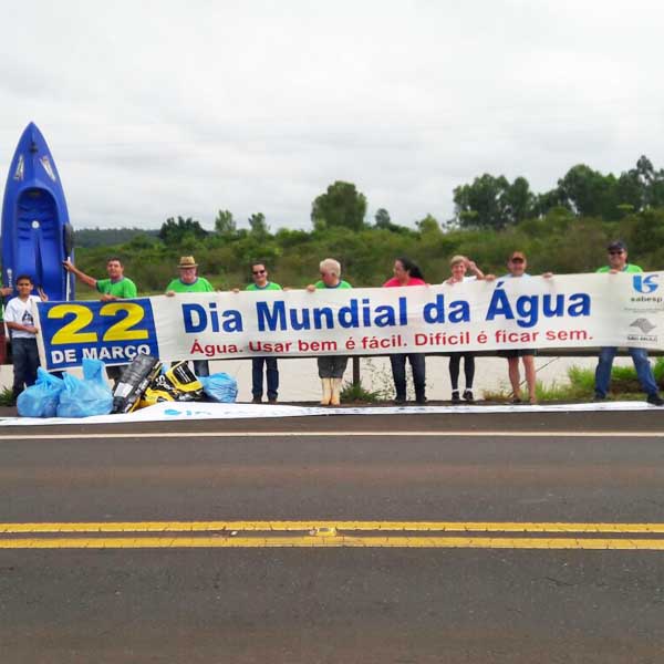 Dia Mundial da Água é celebrado com mutirão ecológico em Paraguaçu Paulista