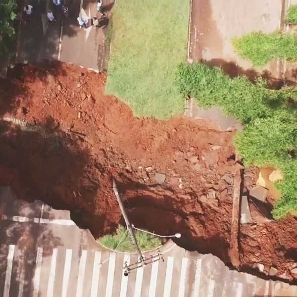 Prefeitura anuncia conserto de cratera aberta em avenida de Assis