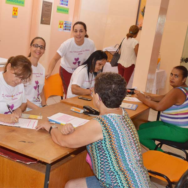 Departamento de Saúde realiza atendimento especial às mulheres