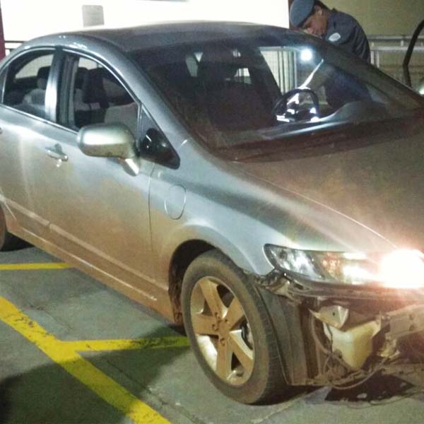 Carro supostamente utilizado em roubos a bancos é encontrado abandonado