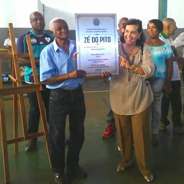 Ginásio da Vila Nova recebe o nome de 'Zé do Pito'