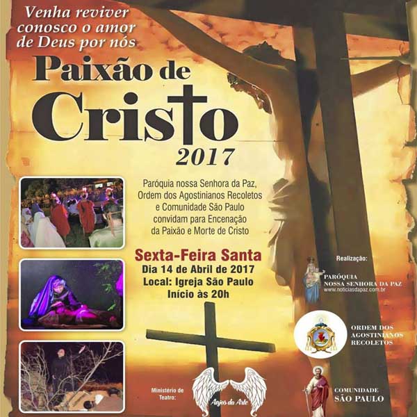 Encenação da Paixão e Morte de Cristo acontece nesta Sexta-feira Santa