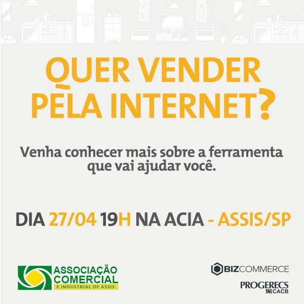 Último dia para confirmar presença em evento desta quinta sobre e-commerce na ACIA