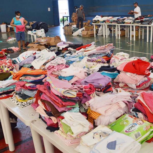 Doações da Campanha do Agasalho começam a ser entregues