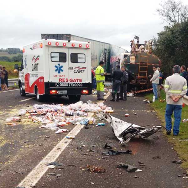 Paraguaçuense se envolve em acidente com vítima fatal na Raposo Tavares