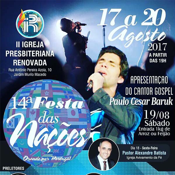 14ª Festa das Nações tem início na II Igreja Renovada