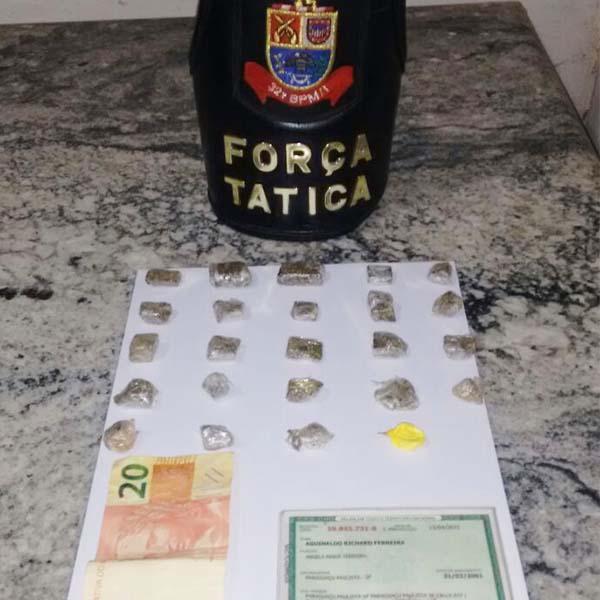 Adolescente de 16 anos vai para a cadeia após PM encontrar drogas em sua casa