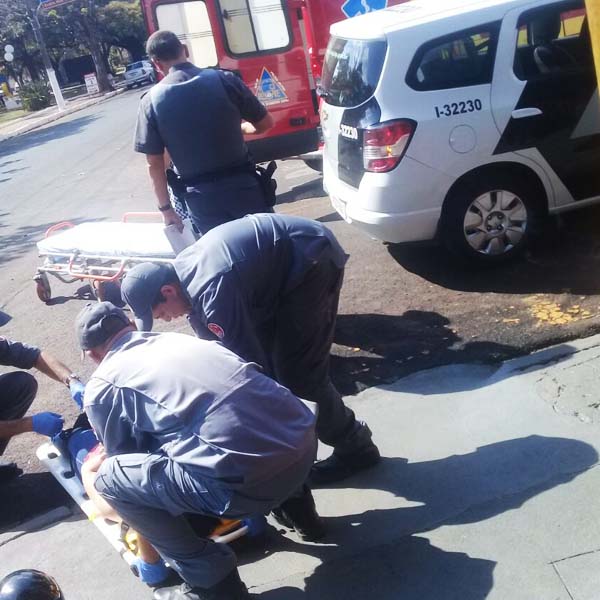 Motociclista fica ferida em mais um acidente registrado na Av. Siqueira Campos