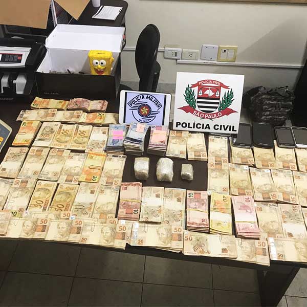 Operação policial resulta na apreensão de mais de R$ 65 mil do tráfico de drogas em Paraguaçu
