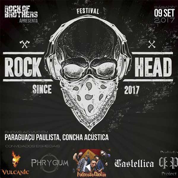 Paraguaçu recebe Festival Rock Head neste sábado