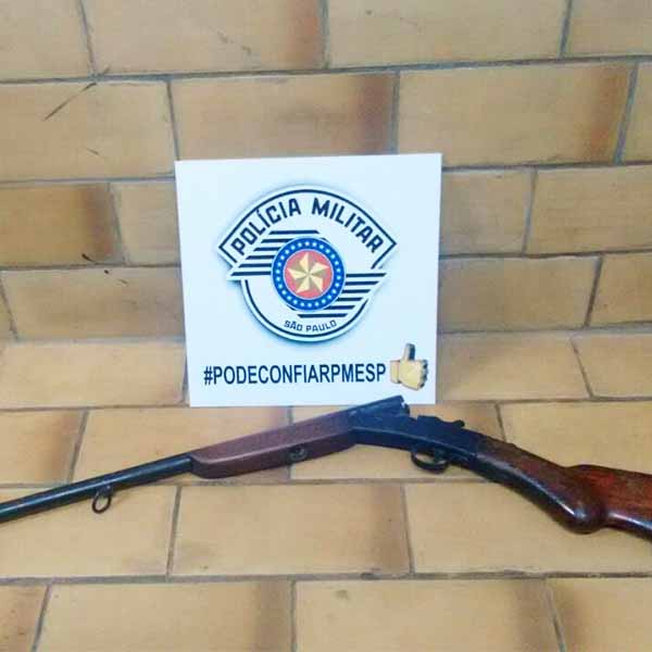 PM prende homem por porte ilegal de arma de fogo em Lutécia