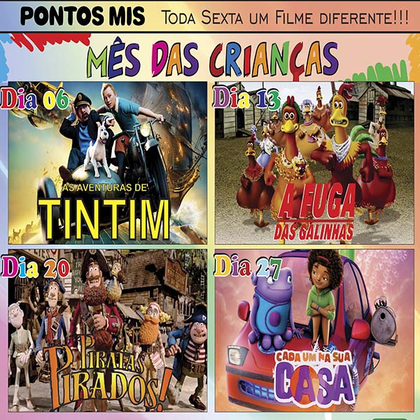 Pontos MIS têm programação especial para o mês das crianças