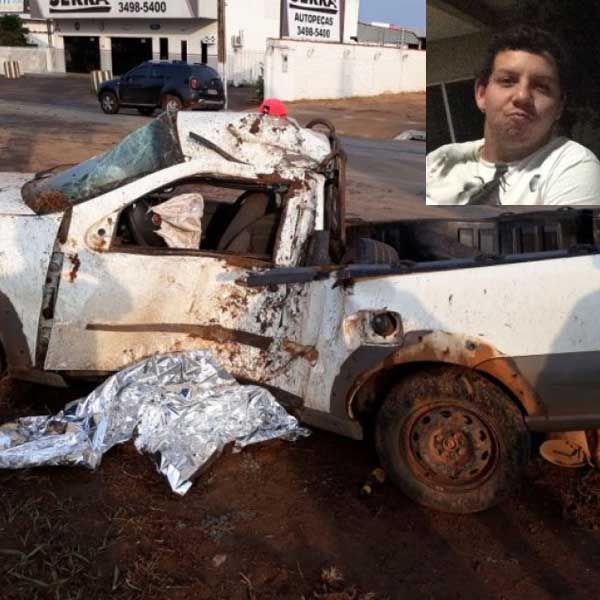 Assisense morre após perder o controle do veículo, capotar e bater em árvore