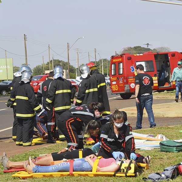 Exercício Simulado de Acidente mobiliza equipes de salvamento e parceiros em Assis