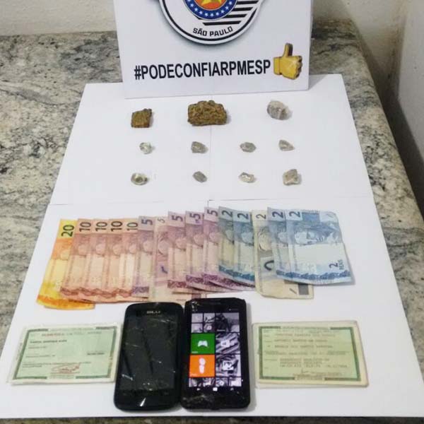 Dupla de adolescentes é apreendida por tráfico de drogas em Paraguaçu Paulista