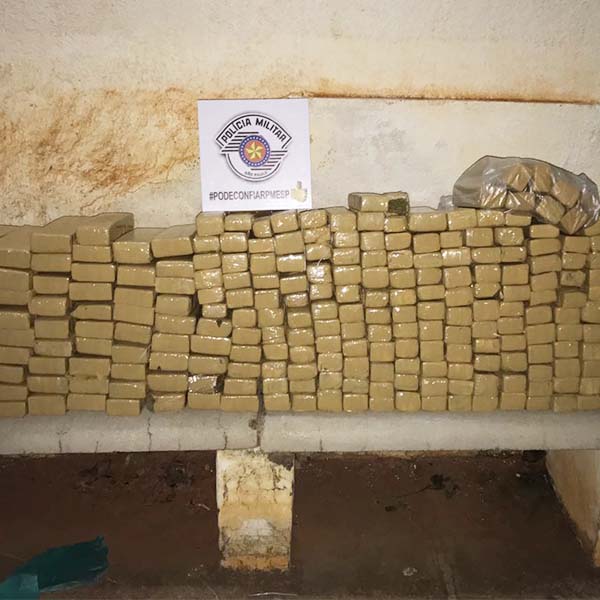 Empresário é preso com quase 300 tabletes de maconha em Paraguaçu Paulista