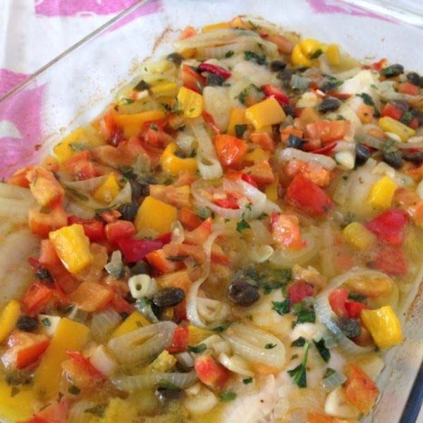 Tilápia ao forno