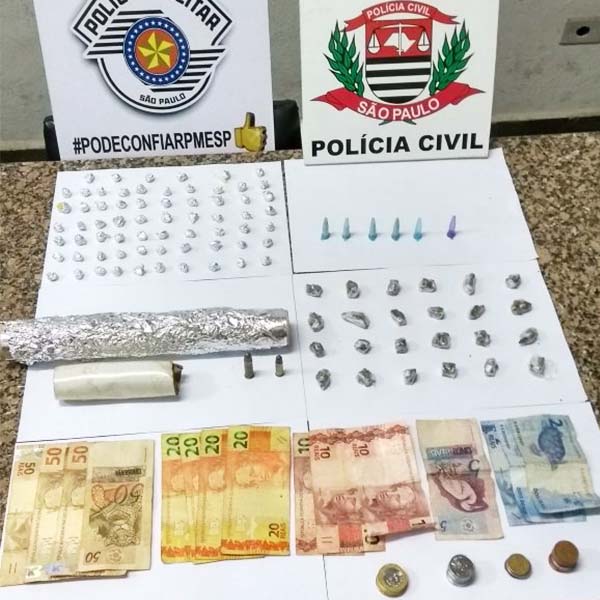 Adolescente é apreendido após policiais encontrarem grande quantidade de drogas
