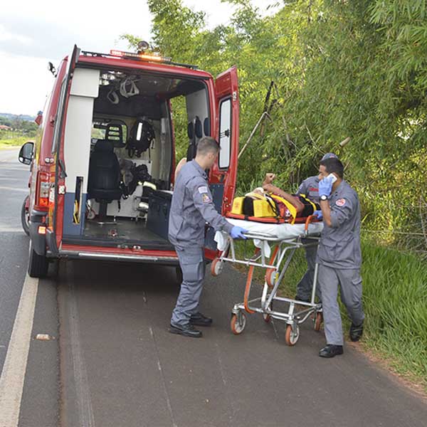Motociclista perde controle da direção e sofre acidente na rodovia entre Paraguaçu e Conceição