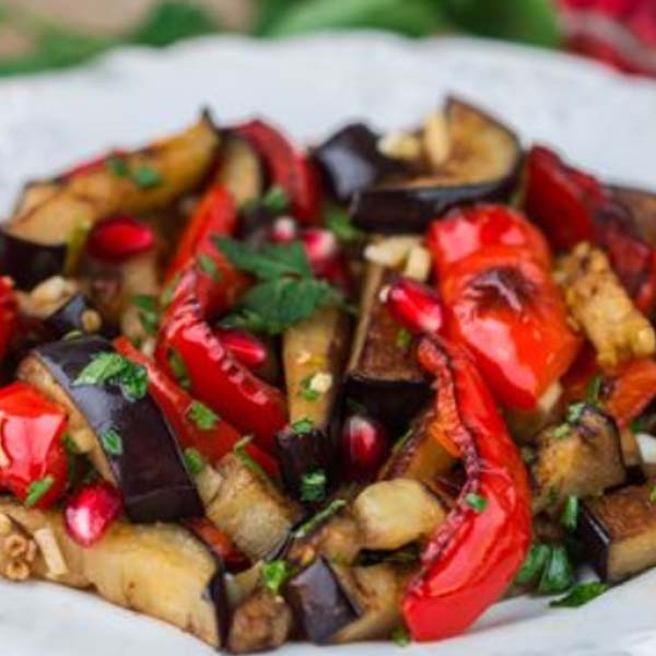 Salada de berinjela detox