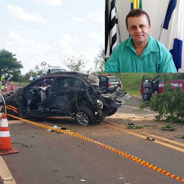 Prefeito de cidade da região de Presidente Prudente morre em acidente de trânsito