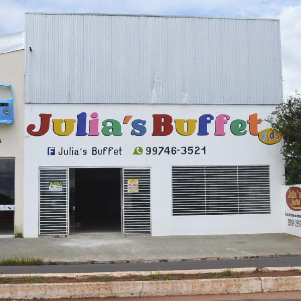 Julia's Buffet Kids passa a atender em novo endereço