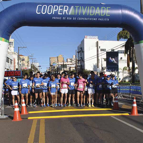 Unimed Assis participa da Corrida da Cooperatividade promovida pelo Sescoop no domingo