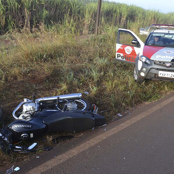 Neblina atrapalha visão de motociclista e causa acidente em rodovia
