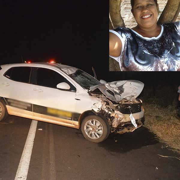 Mulher morta em acidente no último sábado é identificada