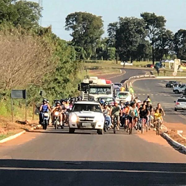 Carreatas em apoio à greve dos caminhoneiros marcam o fim de semana em Paraguaçu Paulista