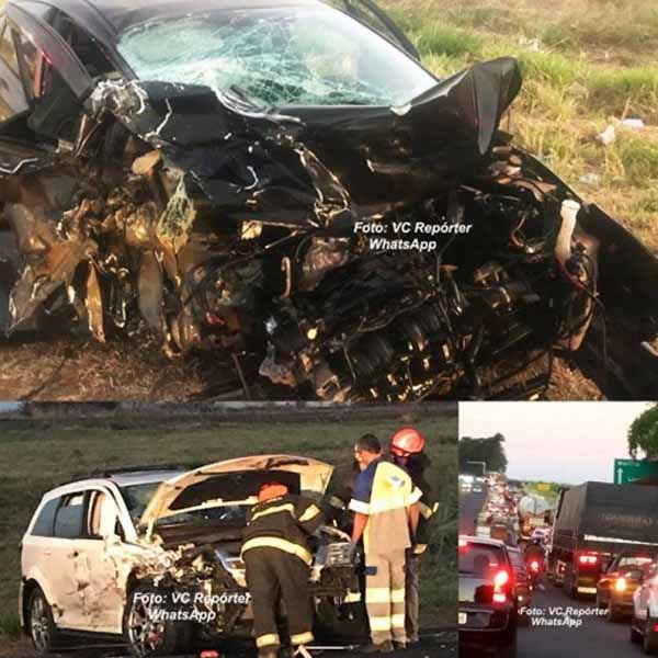 Colisão frontal na SP-294 em Marília deixa três crianças feridas