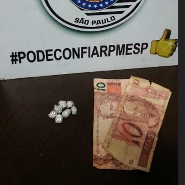 Homem sem uma perna é preso por tráfico de drogas em Paraguaçu Paulista